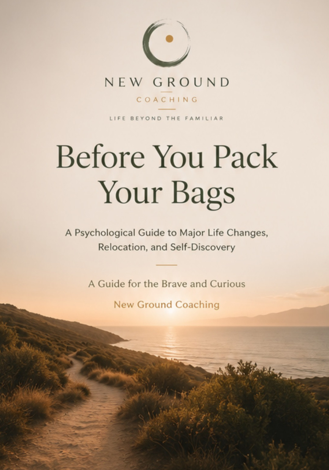 Cover of Before You Pack Your Bags, a free comprehensive relocation workbook by Magdalena Dubaj